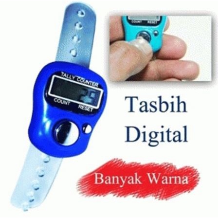 Tasbih Digital Led Alat Hitung FREE BUBBLE Jari Counter Tally Ibadah Mini Import Elektronik Mini Alat Dzikir