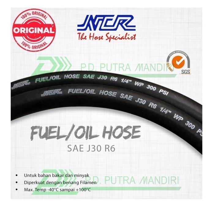 Fuel Oil Hose NCR - Selang Bensin Minyak NCR Sae J30 R6 ukuran 3/8