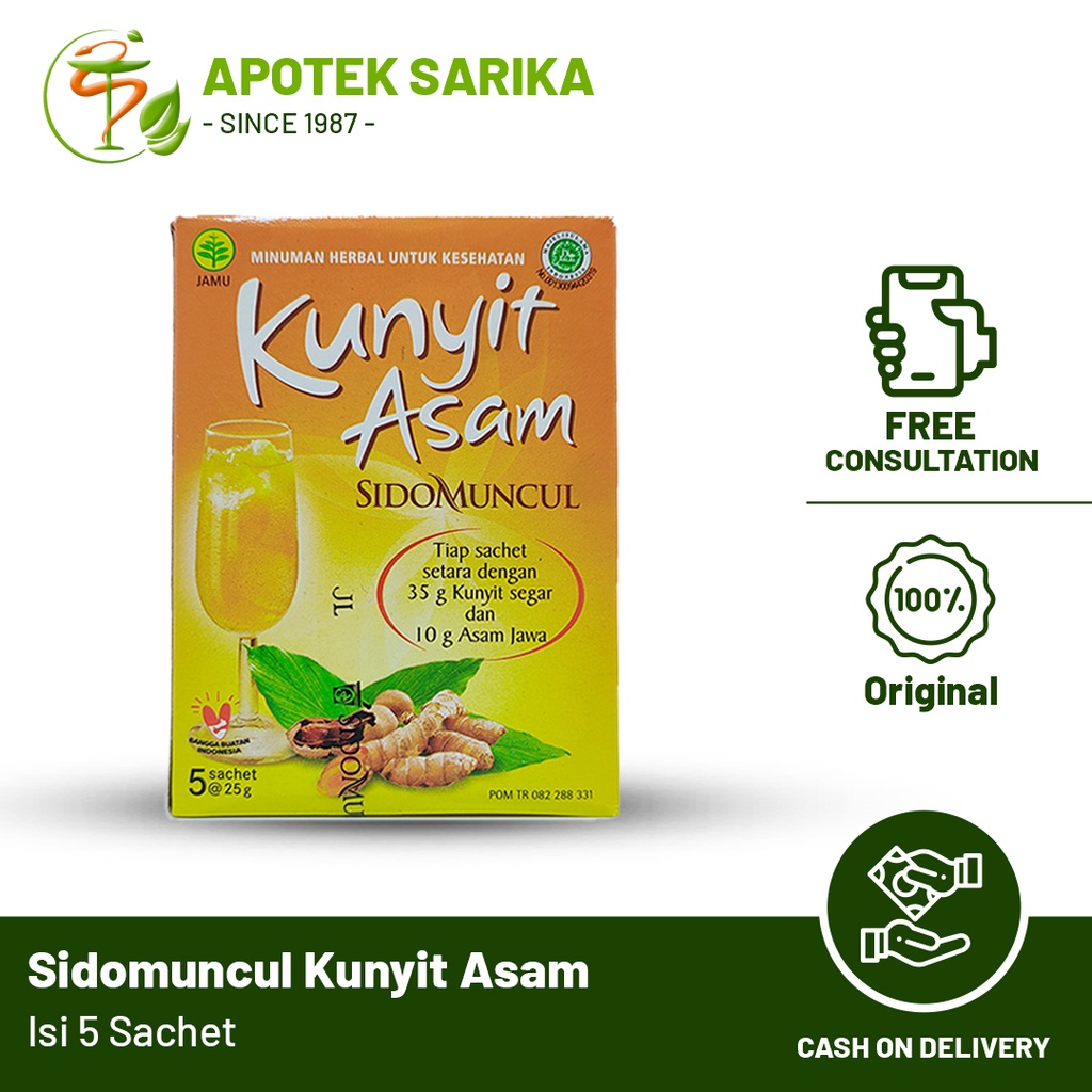 

Sidomuncul Kunyit Asam Isi 5 Sacht ( Minuman Untuk Melancarkan Haid )