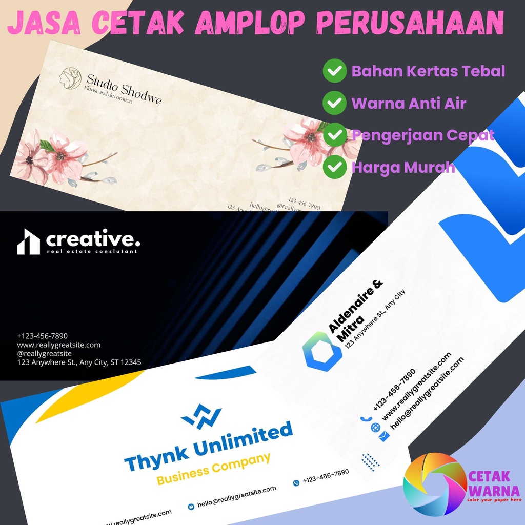 

Amplop Dinas Cetak 4 Warna