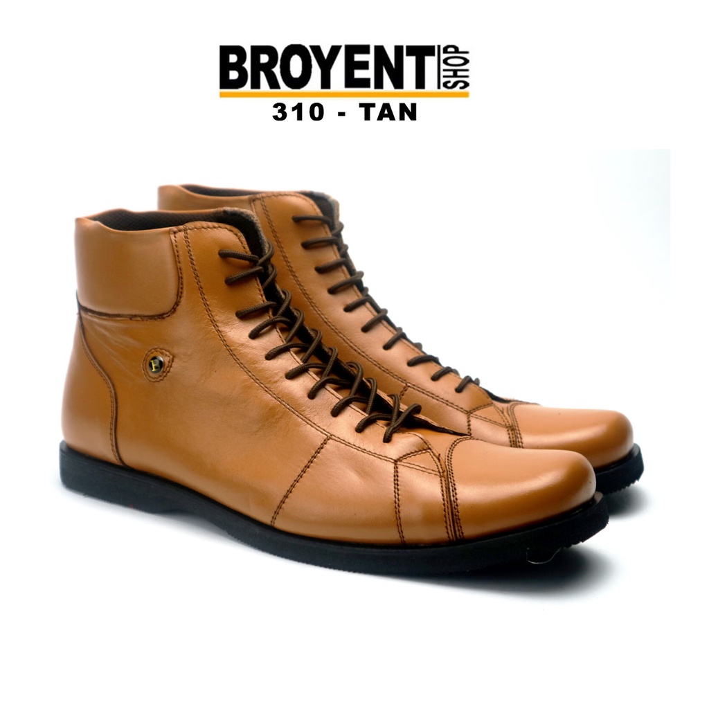 Sepatu Boots Pria Kulit Sapi Asli 310