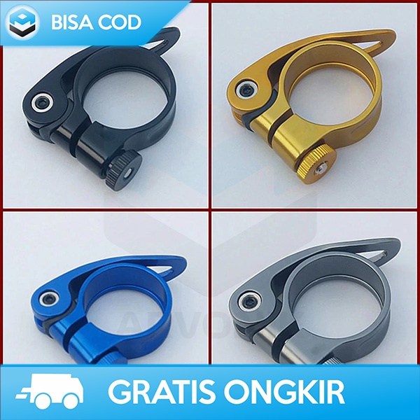 PENJEPIT SADEL JOK SEPEDA SEAT CLAMP PENGUNCI JOK SEPEDA QUICK RELEASE