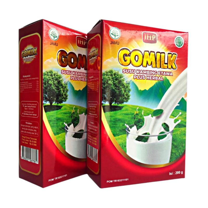 

Susu Gomilk Susu Kambing Etawa Gomilk Plus Herbal 200gr SUSU GOMILK