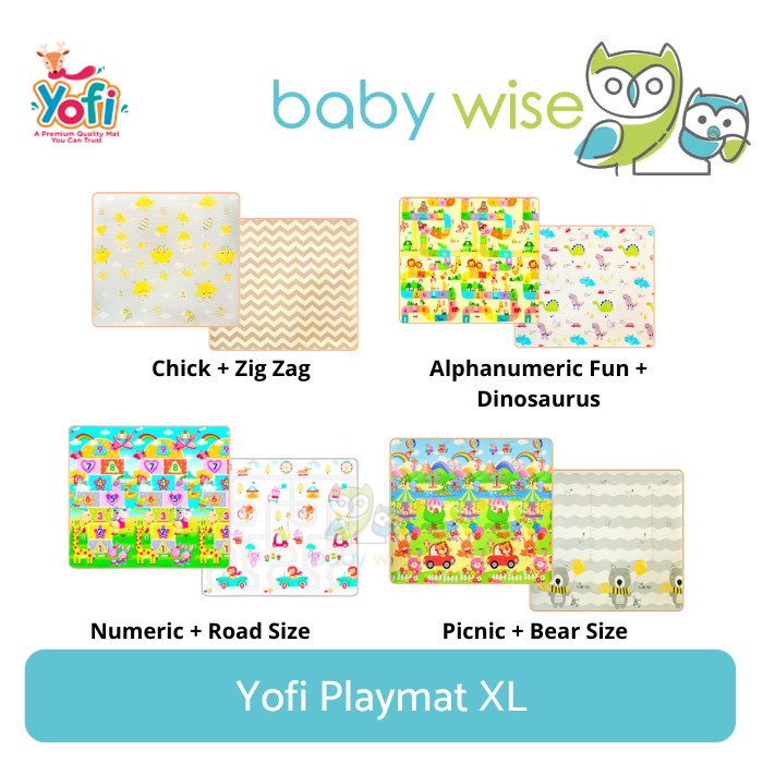 Terlaris Yofi Playmat Xl - Matras Bayi Karpet Lipat Anak