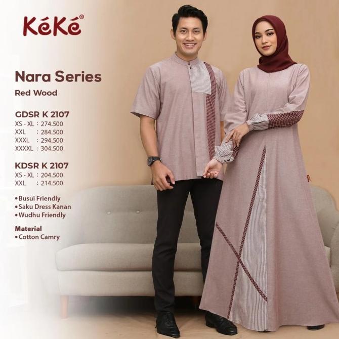 SARIMBIT KELUARGA KEKE NARA SERIES - RED WOOD