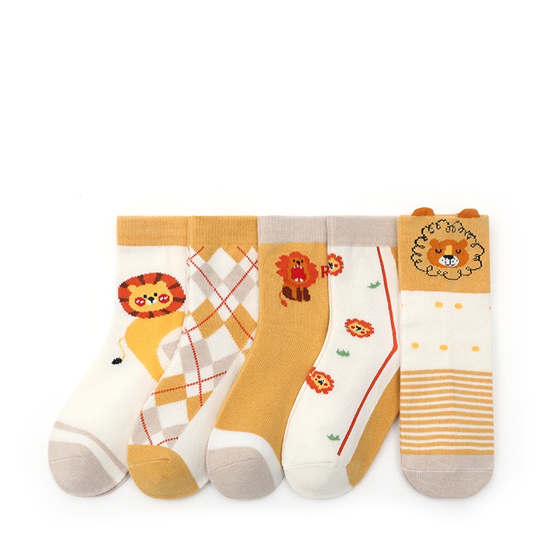 Z2 NEW (1 set 5 pasang) Kaos kaki bayi dan anak banyak motif kualitas premium