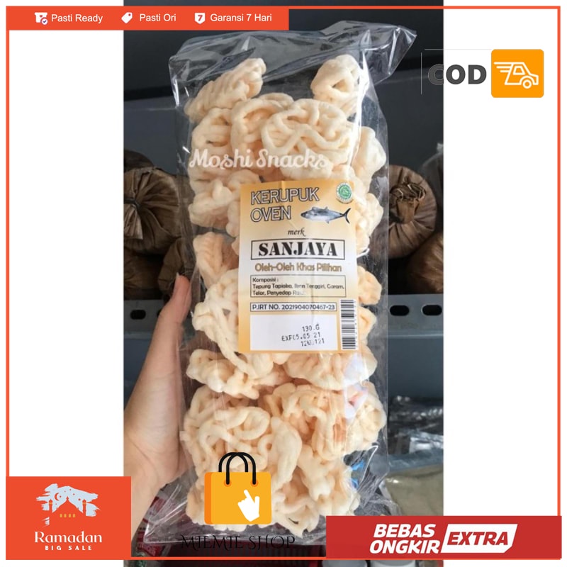 

Kerupuk Oven Ikan Sanjaya 130gr Asli Bangka / Kerupuk Ikan Bangka