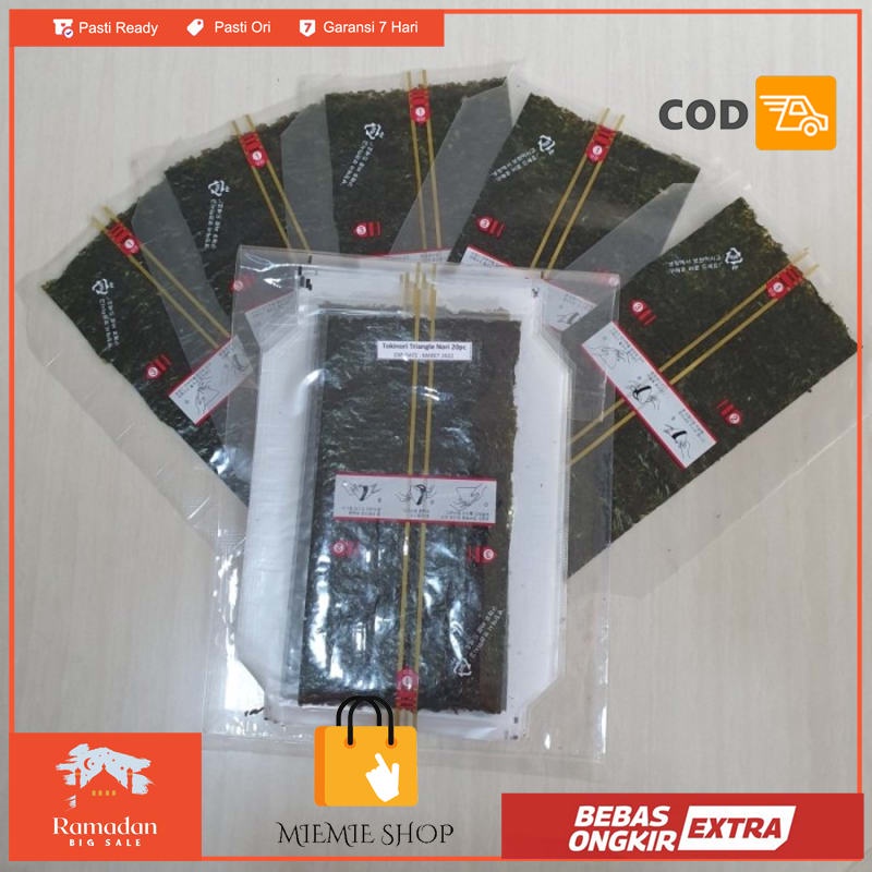 

Manjun Triangle Onigiri Sushi Nori 100sheet