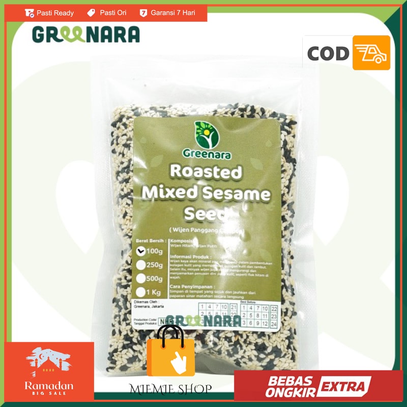 

Roasted Mixed Sesame 100gr / Wijen Panggang 100 gram
