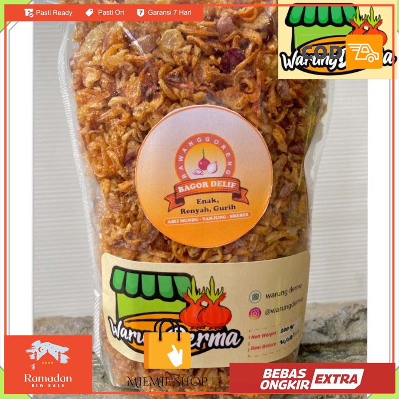 

Bawang Goreng Brebes Bagor Deliv enak renyah gurih