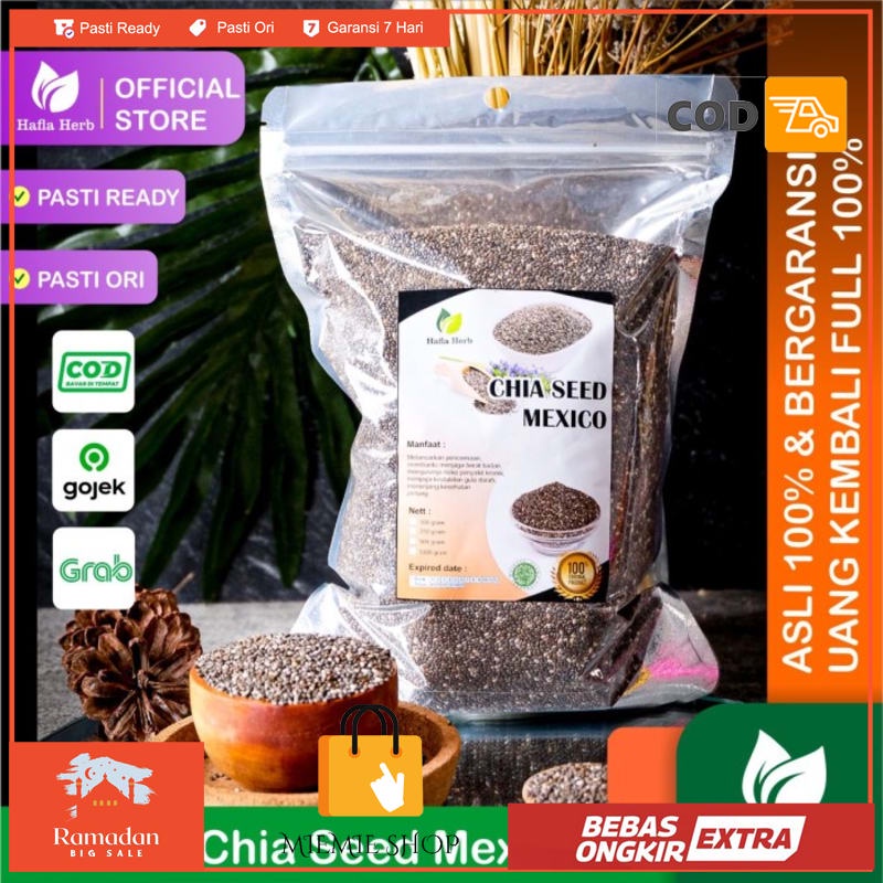 

Chia Seed Mexico 500 gram Original Black Chia Seed Original Cia Seed
