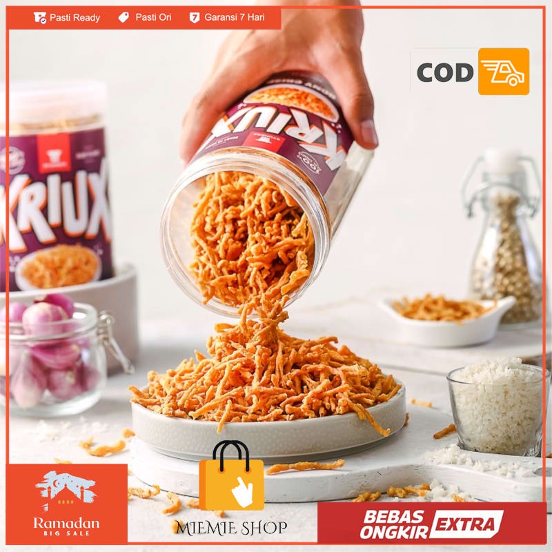 

JAMUR CRISPY ENOKI KRISPI CEMILAN MAKANAN RINGAN SNACK KRIUX GYUMBOX