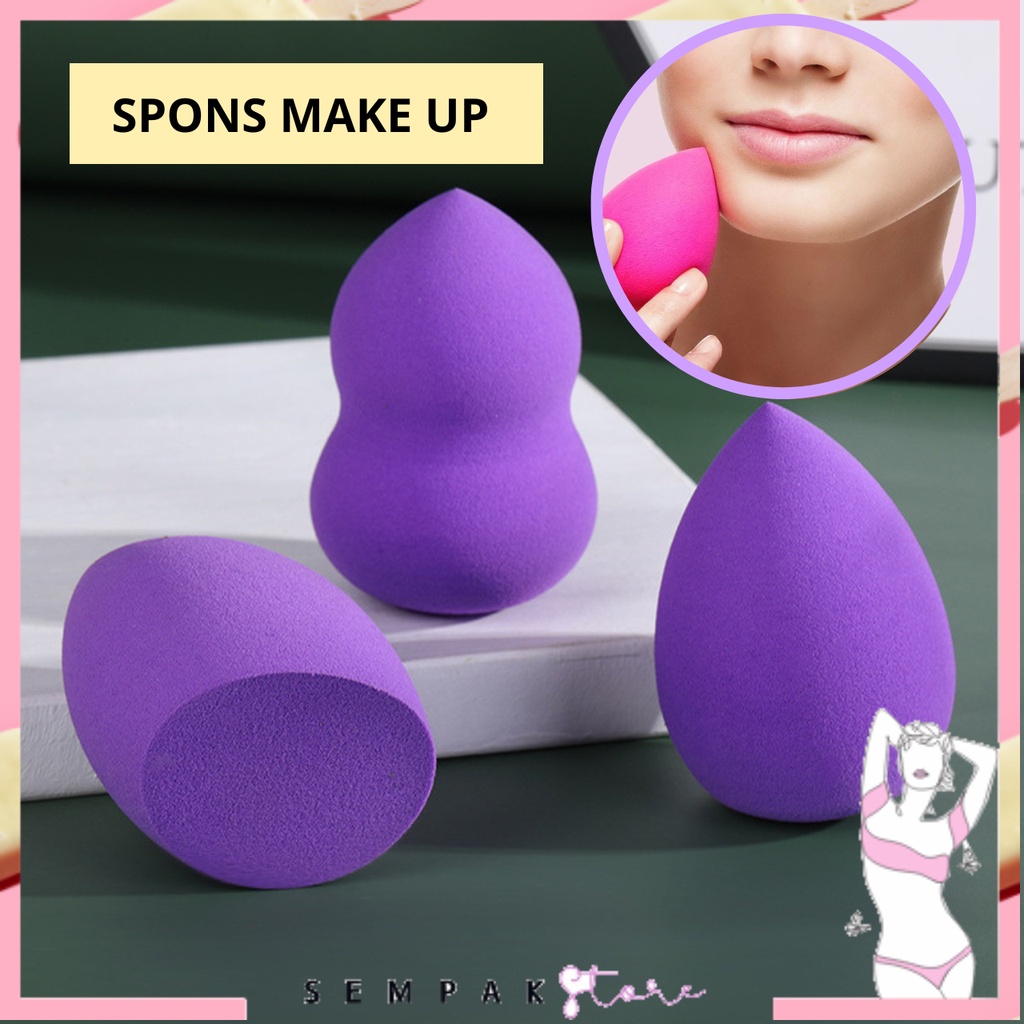 SS Spons Make Up Beauty Sponge Blender Teardrop / Make Up Tools / Spons Blender Spons egg