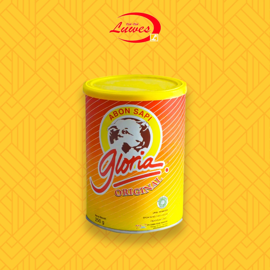 

Abon sapi gloria kaleng