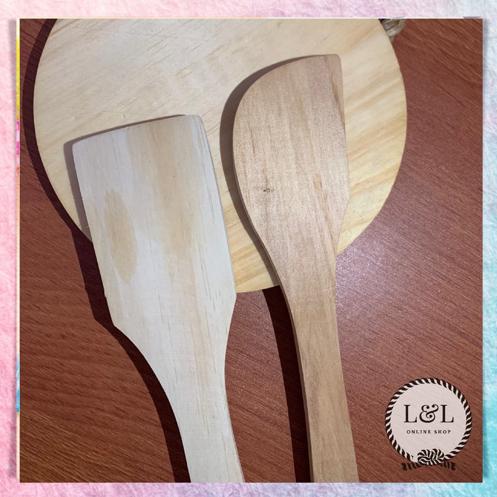 Spatula Susuk Sutil Sodet Kayu Pinus Premium Perlengkapan Rumah