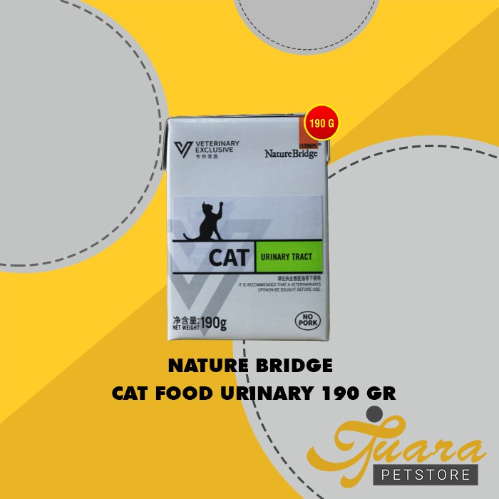 Makanan Kucing Nature Bridge Urinary Cat Food 190 Gram