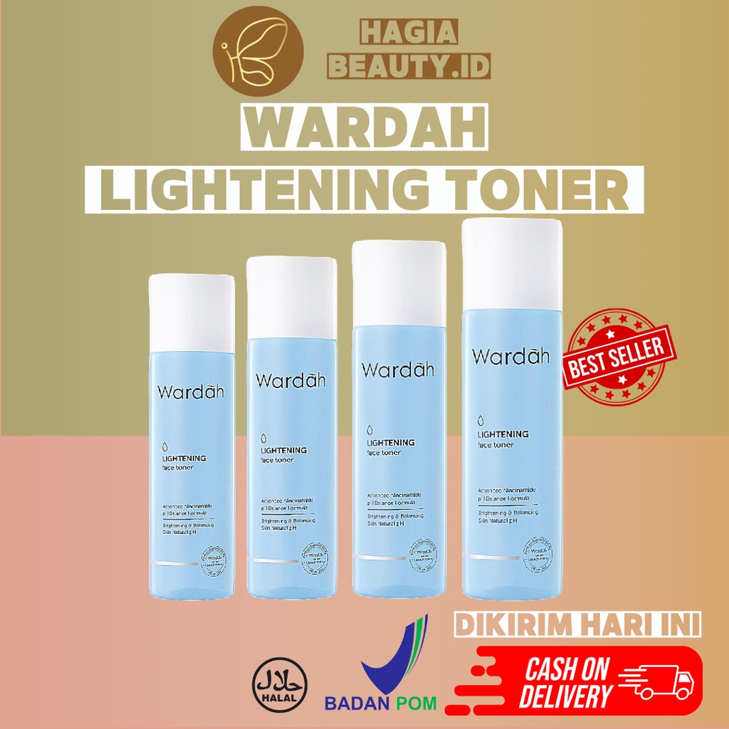 Bisa COD - WARDAH LIGHTENING FACE TONER 125 ML