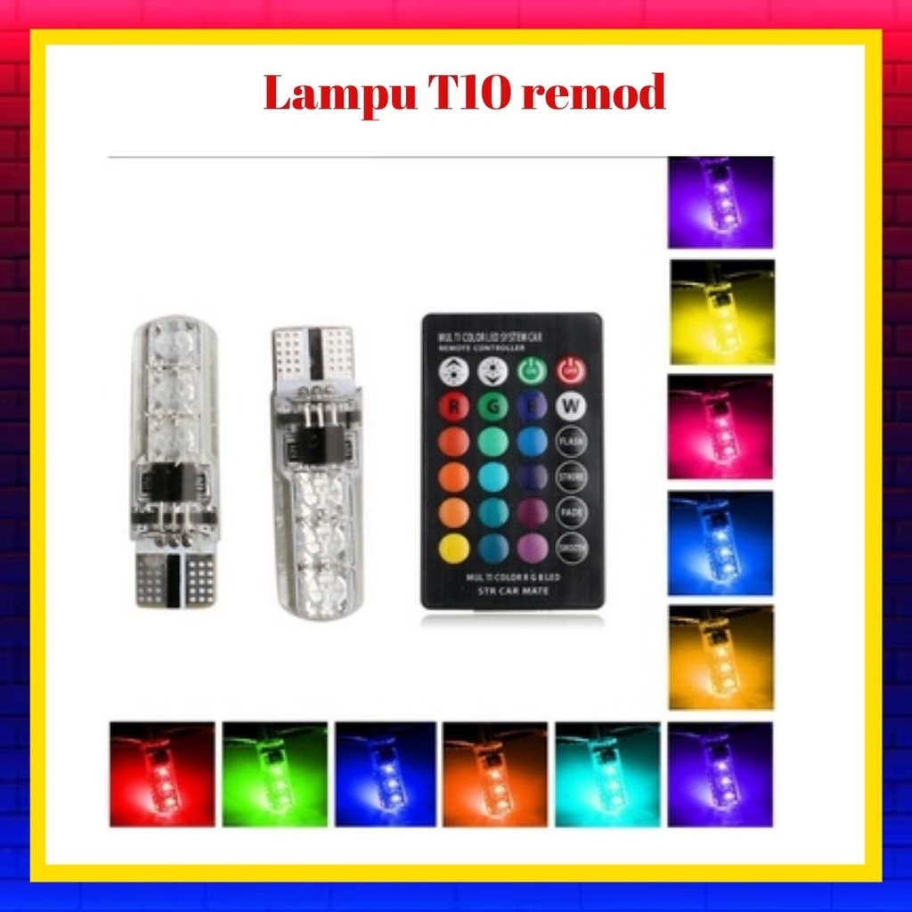 Lampu Led Senja Remote T10 / LED Senja Remote T10 RGB ready