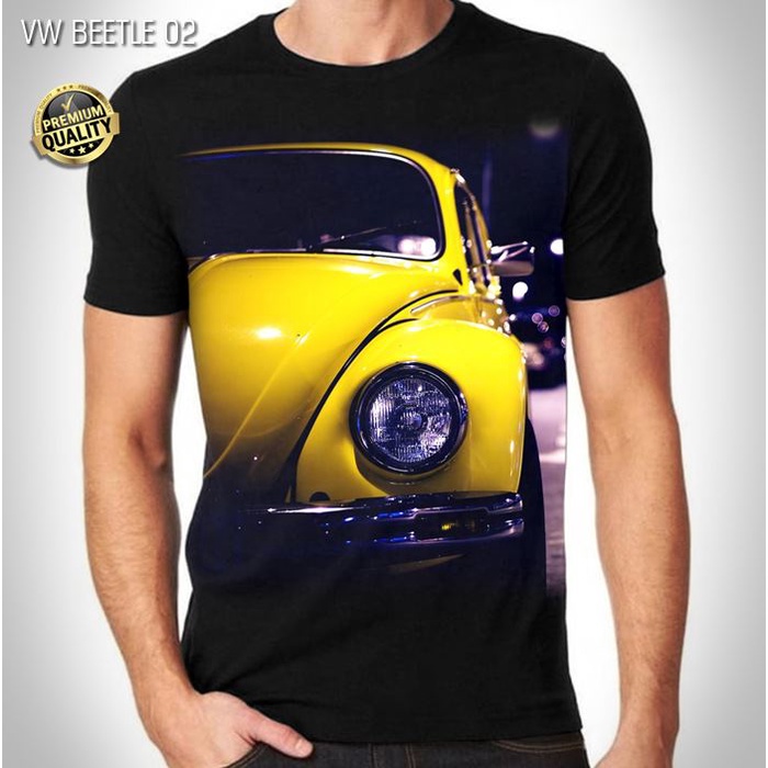 Kaos VW BEETLE Baju Mobil VW Kodok Tshirt Distro Klub Mobil VW Beetle kaos Dewasa dan Anak