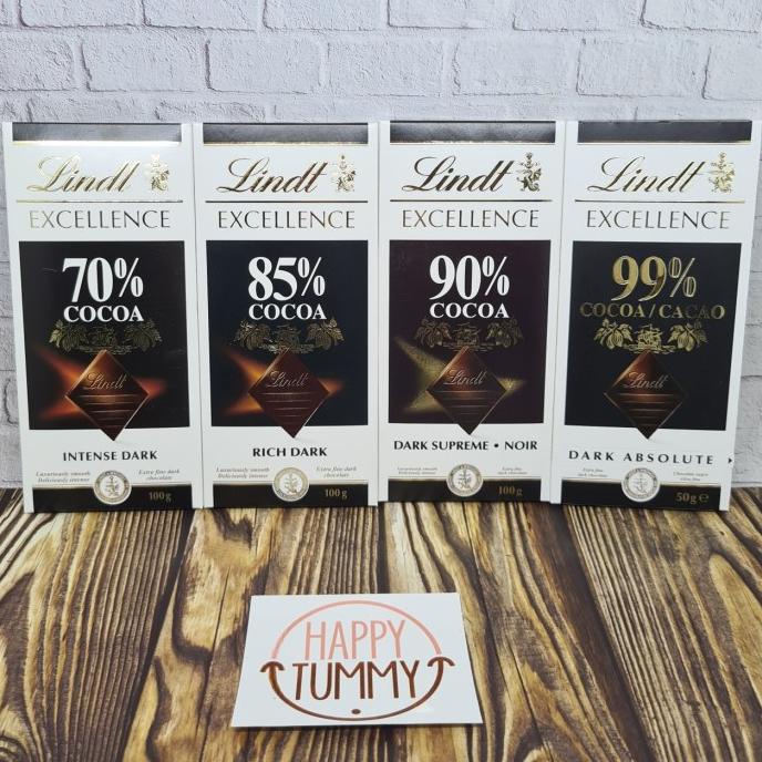 

DISKON lindt excellence dark chocolate original coklat hitam