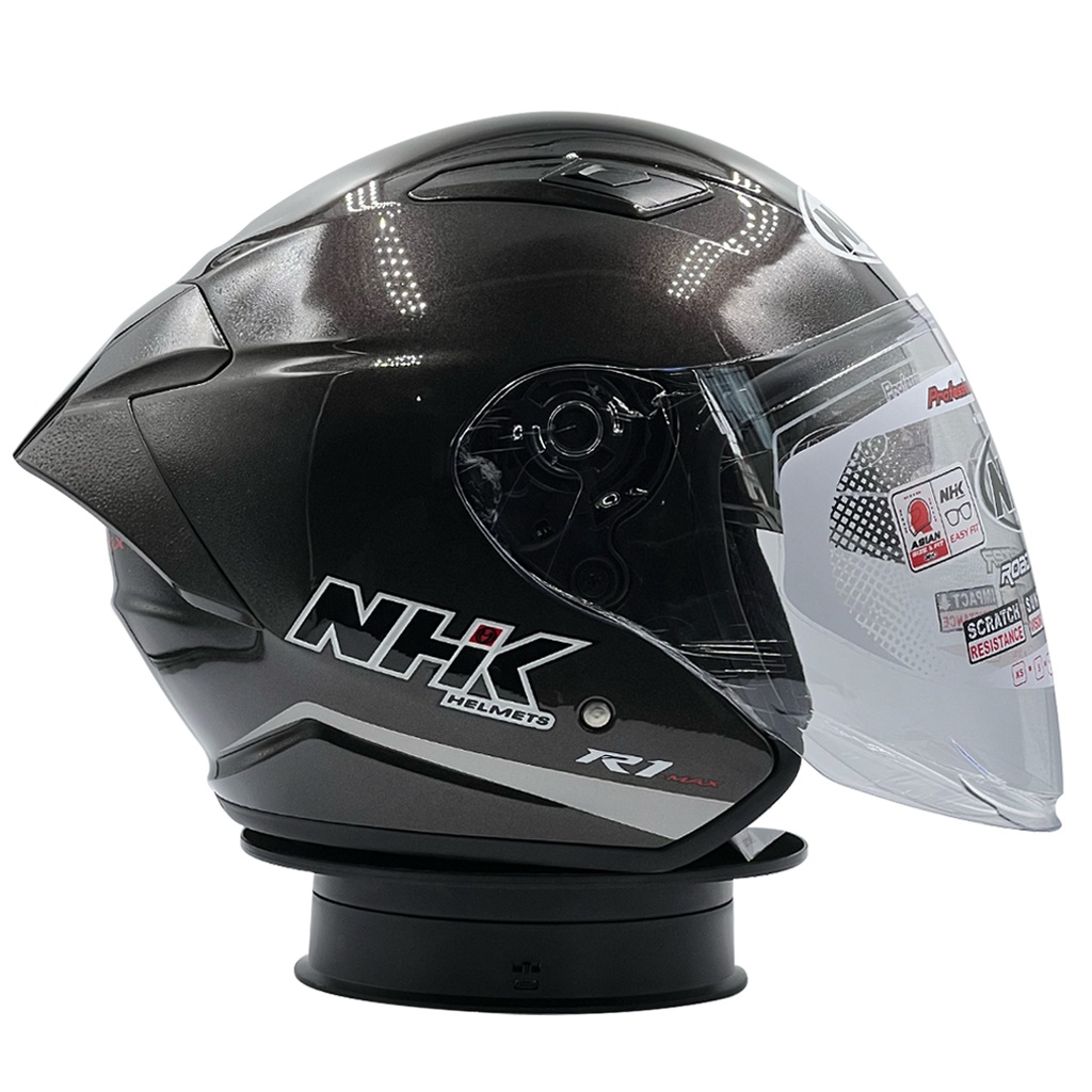 Helm NHK R1 Max Solid Gunmet