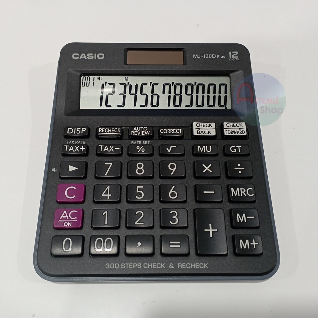 

Kalkulator Dagang CASIO MJ-120D PLUS Fungsi Recheck 12 digit