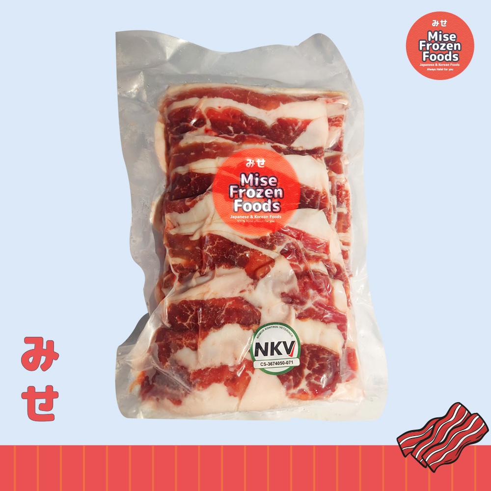 

Shortplate US Sliced Beef / Yoshinoya Beef Pack 500 gram