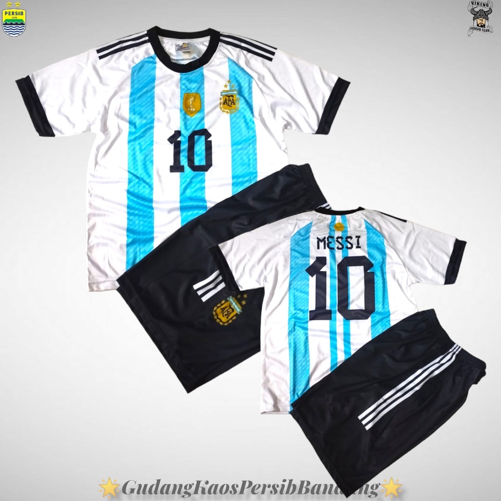 Kaos bola anak argentina terbaru