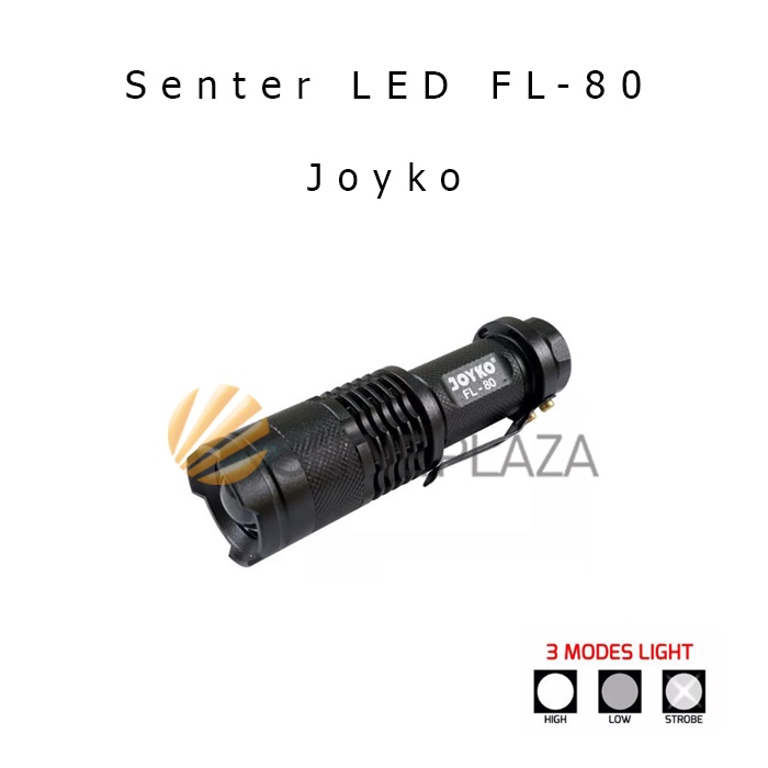 Senter LED Joyko FL-80 - Flashlight LED Joyko FL-80 - LED Flashlight