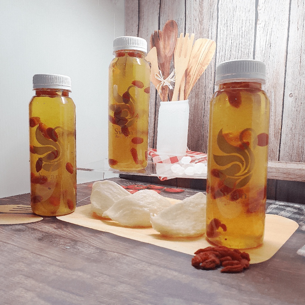 

Minuman sarang burung walet homemade asli 250 ml campuran goji berry