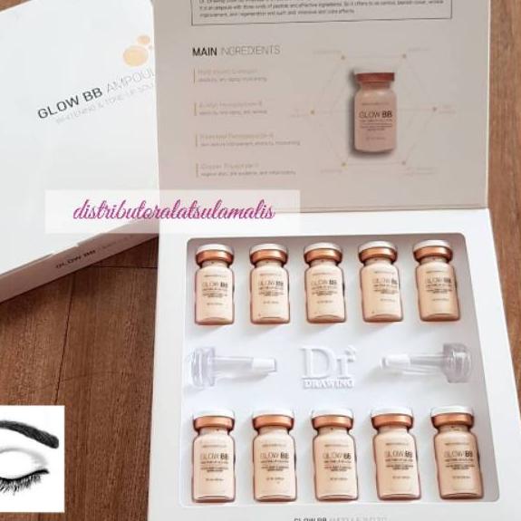 QualityControl⭐-Dr Drawing Meso Whitening & Tone Up solution serum BB Glow