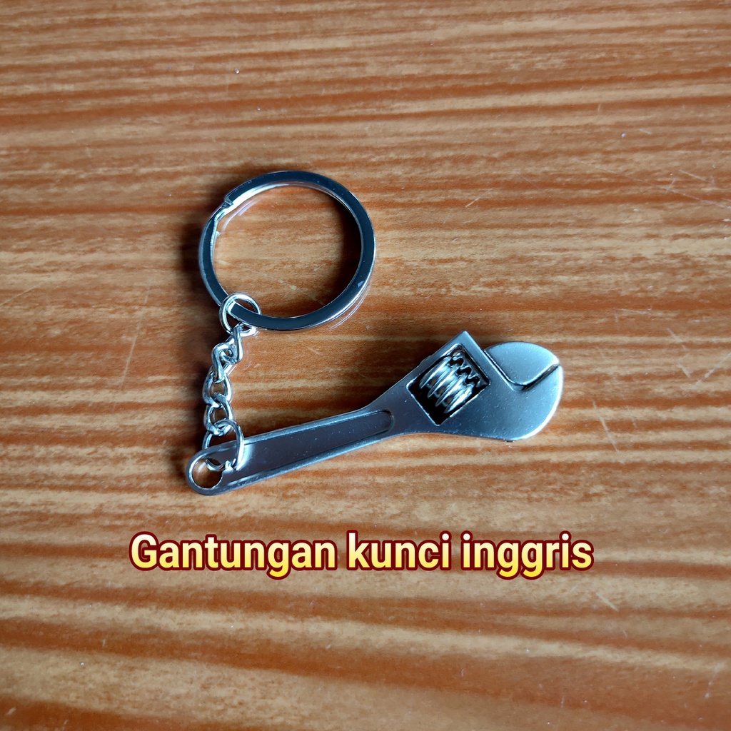 Gantungan Kunci Inggris Mini / Mini Wrench Tools Key Chain