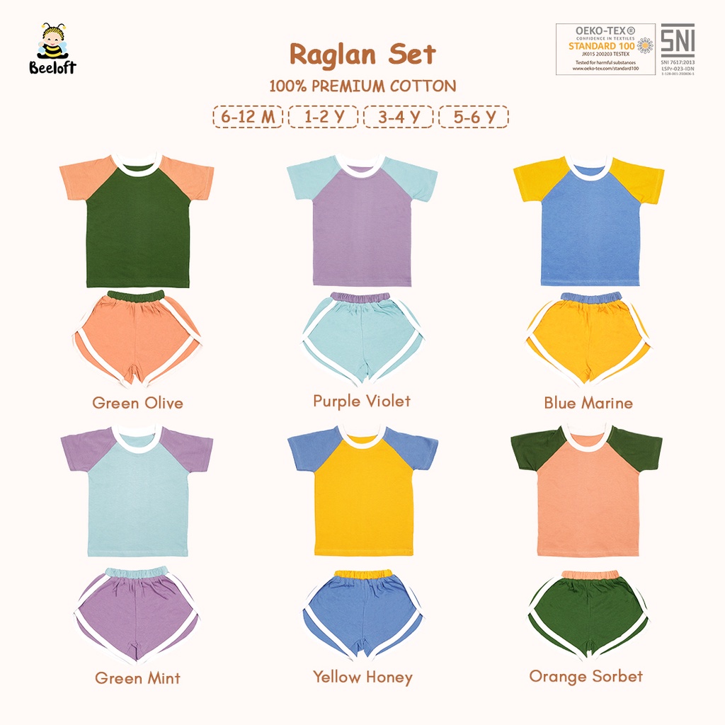 BEELOFT RAGLAN SET