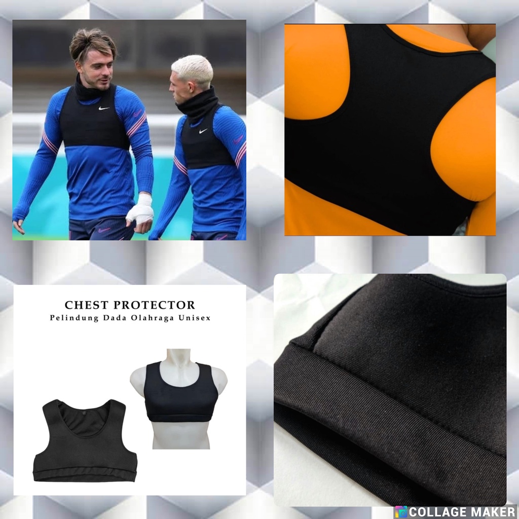 FOOTBALL VEST CHEST PROTEKTOR PELINDUNG DADA SEPAK BOLA
