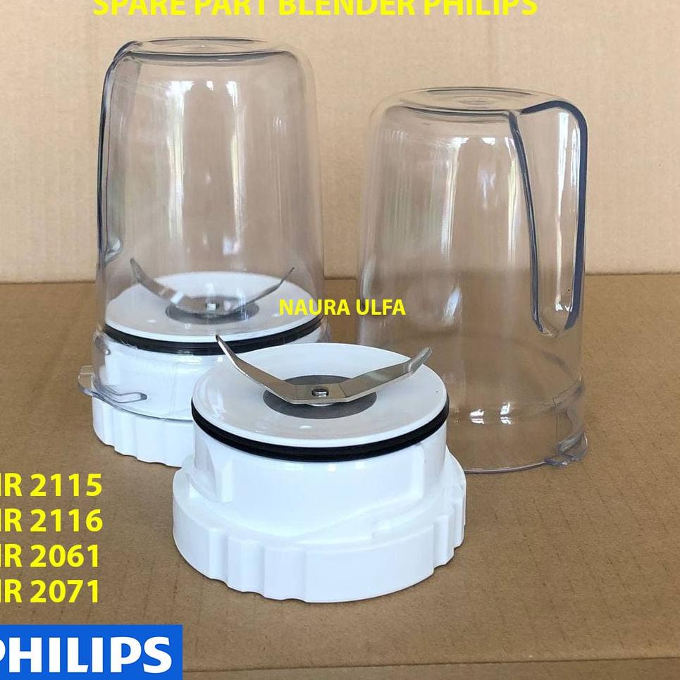 ❤[PROMO ⚡ALE]❤ [BAYAR DITEMPAT] PISAU + GELAS BUMBU 1SET/Mill Blender Philips HR 2115 2116 2061 2071
