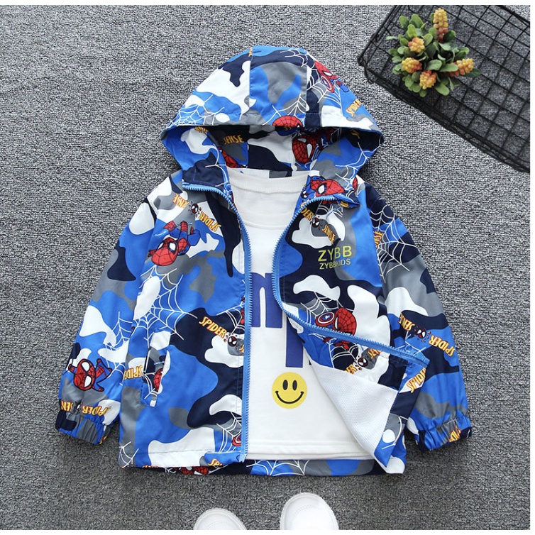 babyfit [2-10thn] SPIDERSENSE jacket anak cowok baju lengan panjang hoody import karakter kartun zg-0325