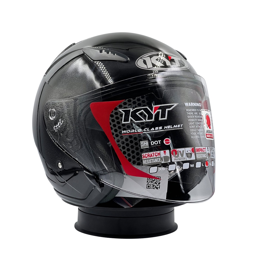 Helm KYT Galaxy Slide Flat R Solid Black