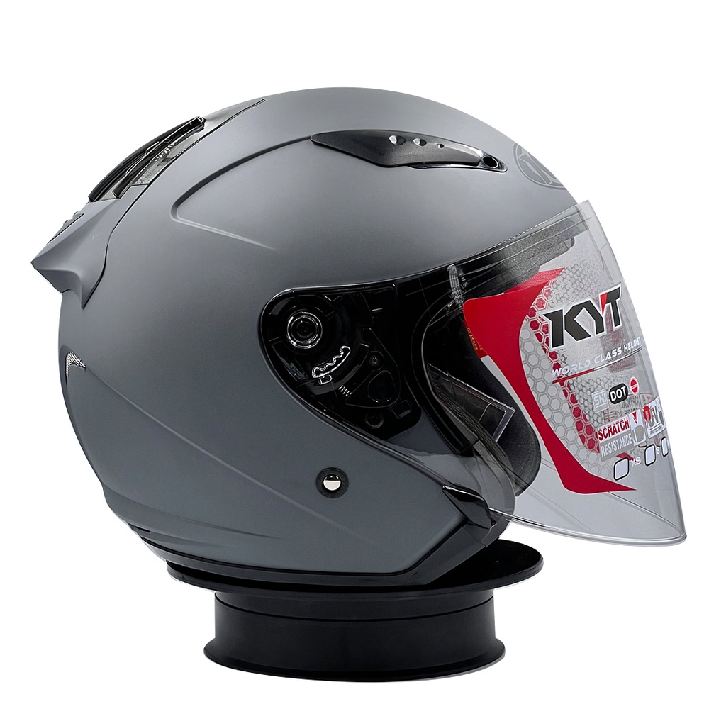 Helm KYT Galaxy Slide Flat R Solid Gorila Grey Doff