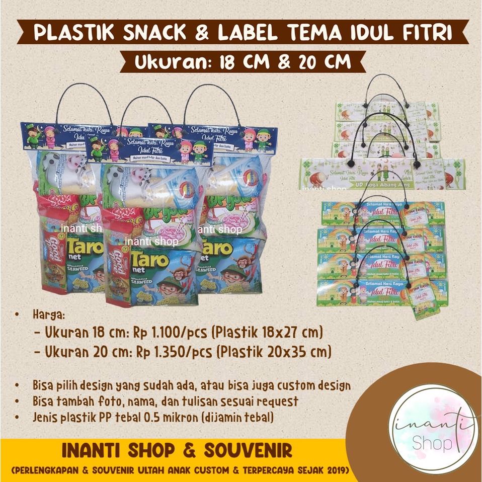 

Plastik Snack Lebaran / Tas Snack Idul Fitri Ramadhan Custom