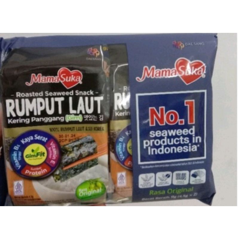 

MAMASUKA RUMPUT LAUT ALL VARIANT CEMILAN SEHAT BERGIZI DAN COCOK JUGA SEBAGAI PELENGKAP