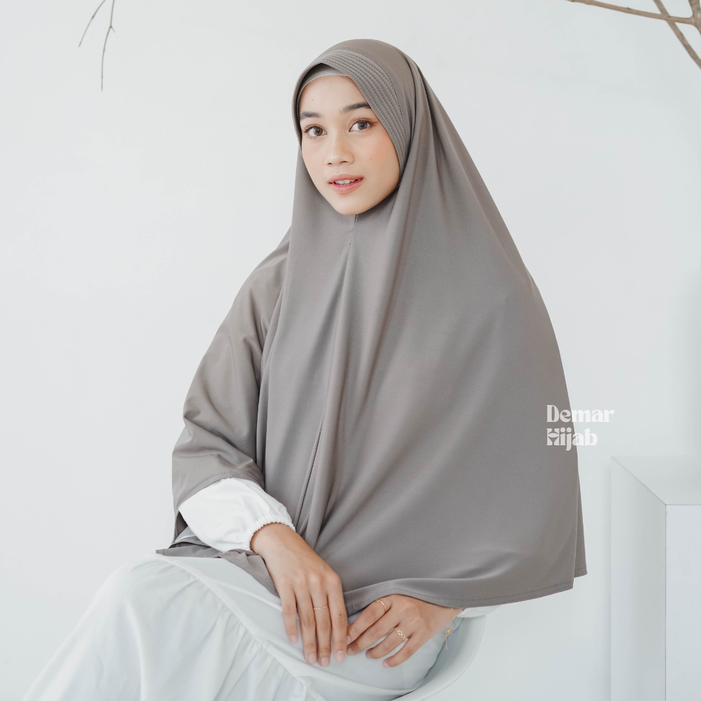 Demar Hijab - Samaira (Hijab Bergo Jumbo Pet Jersey Super Premium)