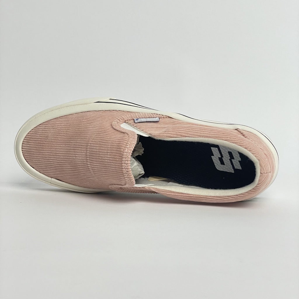 SIDSNEAKS - Sepatu Slip On Exelas Corduroy Baby Peach