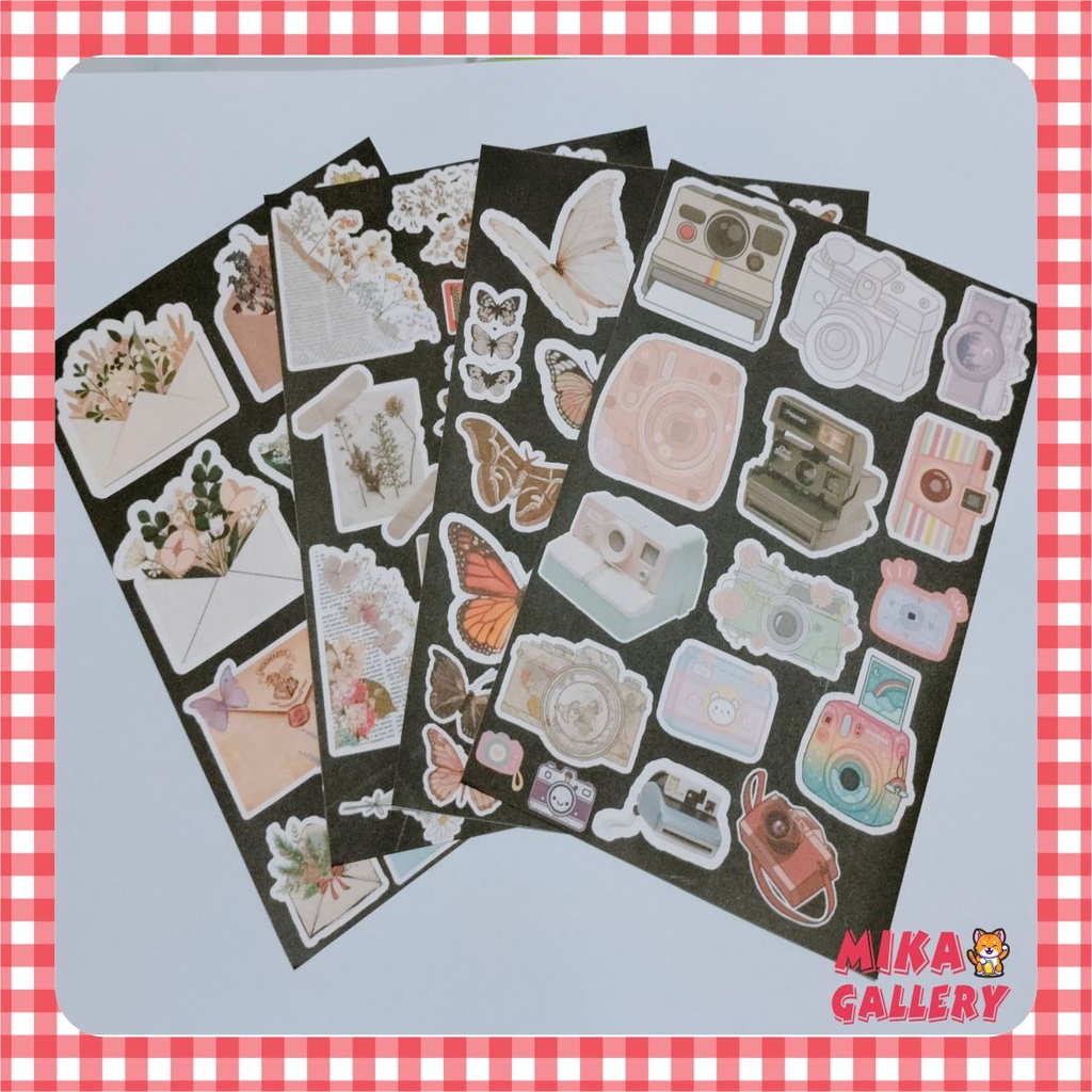 

Sticker Doddle Aesthetic Deco Scrapbook Stiker Matte Journal Laptop HP