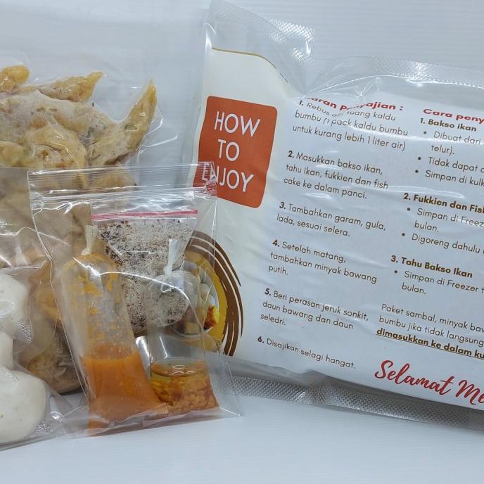 

Paket Bakso Ikan / Tahu kok Bangka