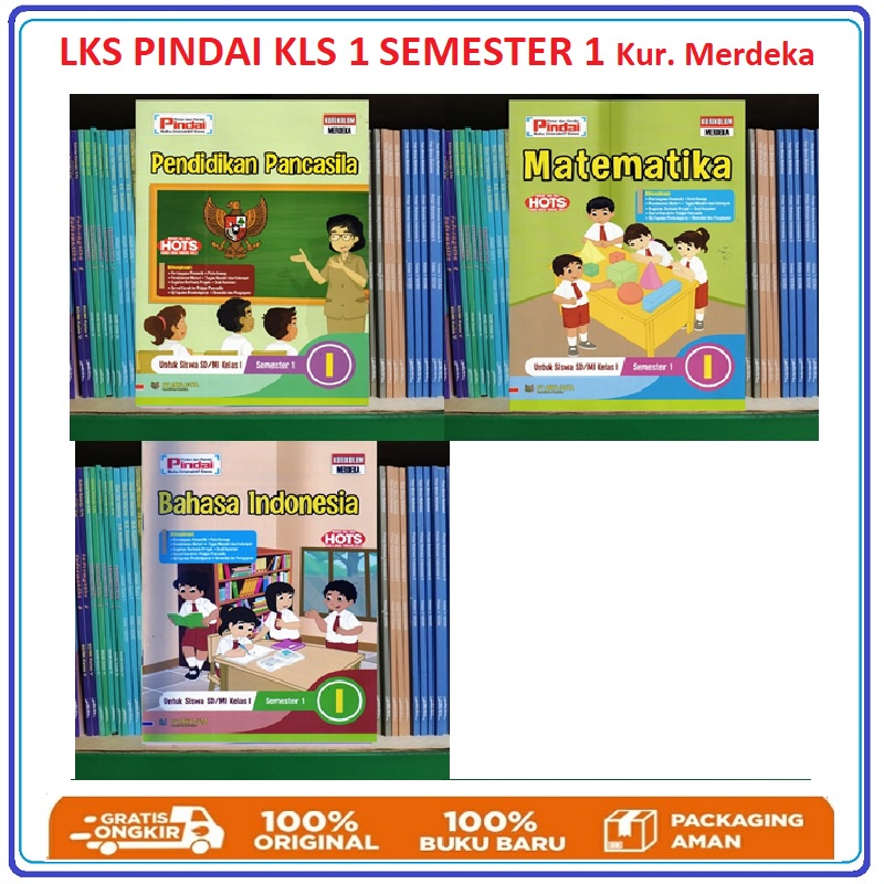 CV Arya Duta - LKS SD Kelas 1 Semester 1 (Pindai Pendidikan Pancasila, Pindai Matematika, Pindai Bah