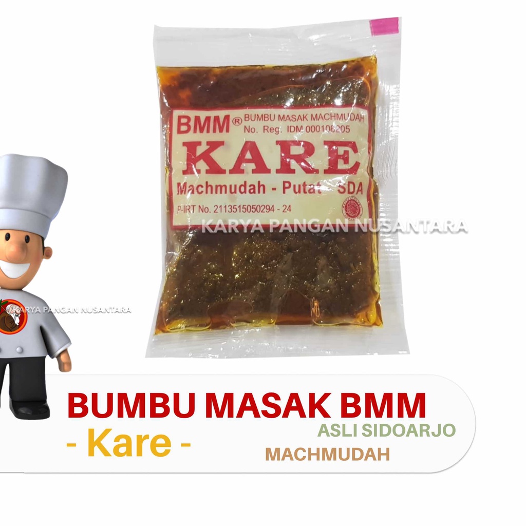 

BUMBU MASAK KARE BMM MACHMUDAH ASLI SIDOARJO BUMBU KARE AYAM PER PCS