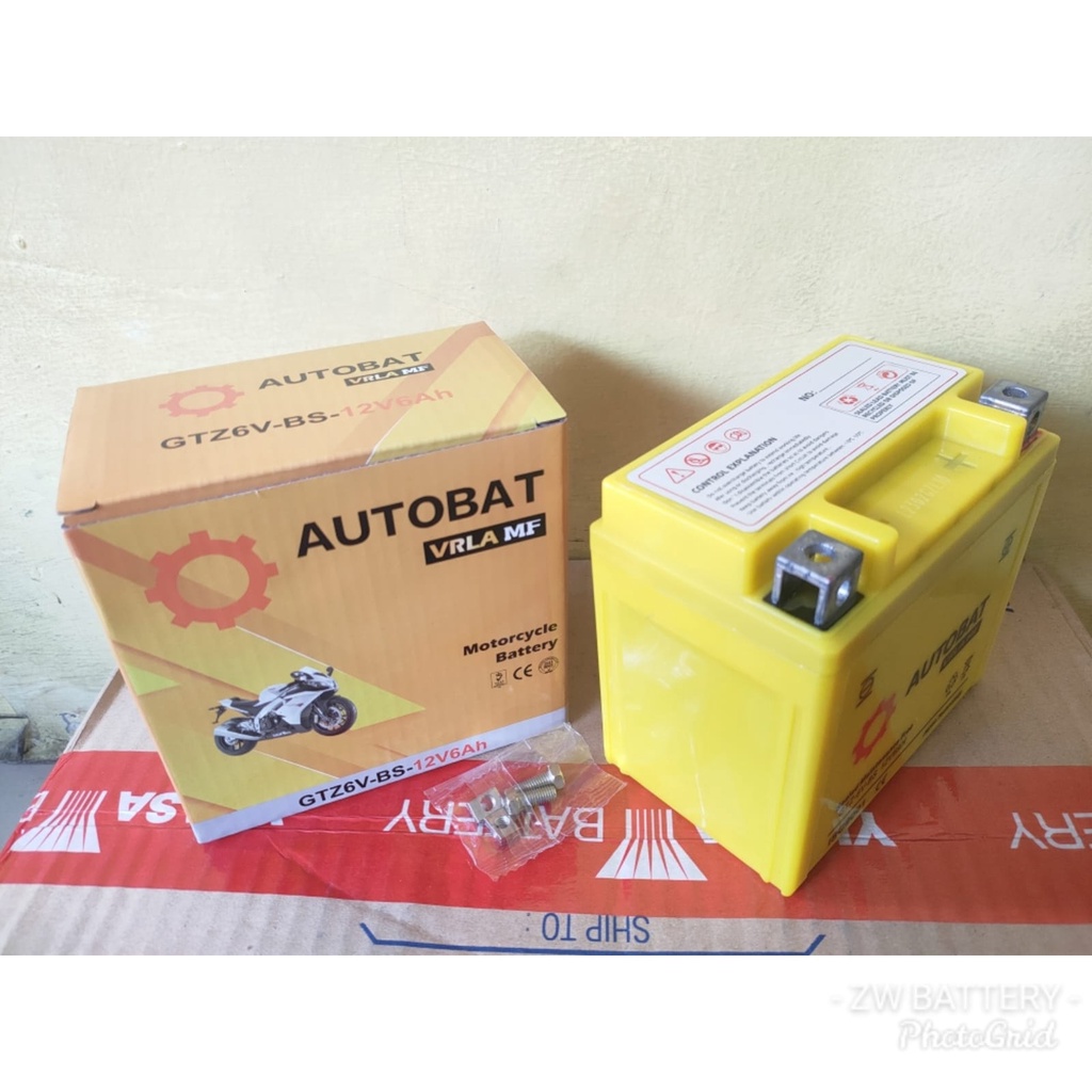 AKI MOTOR NMAX NEW, AEROX 155, PCX, LEXI, ADV 150 GTZ6V-BS AUTOBAT MF