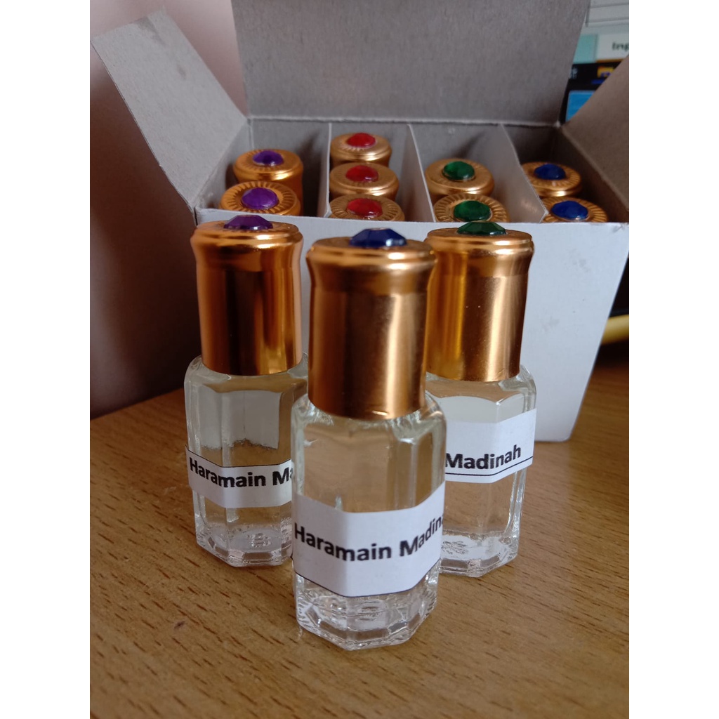 Parfum Reffil Madinah 6 ml | Bibit Asli Parfum Madinah | Minyak Wangi Non Alkohol | Isi Ulang Bibit Parfum Madinah | Wewangian Madinah
