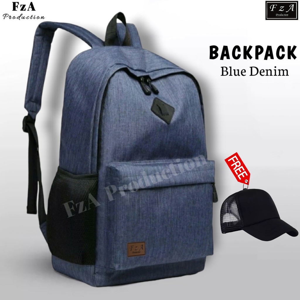 FzA Official - Tas Ransel Punggung Distro Casual Pria Wanita / Tas Ransel Laptop Backpack Original - BDMTP