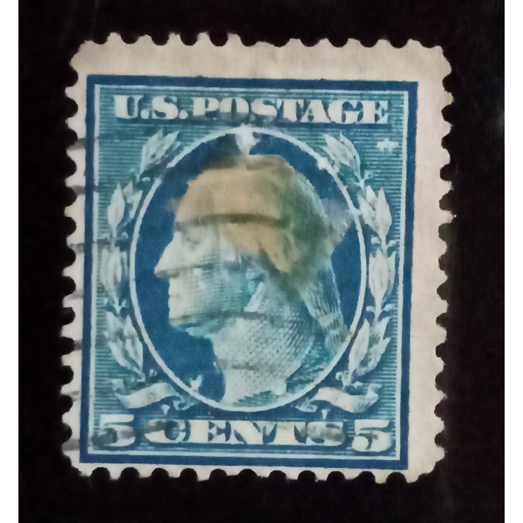 Perangko Amerika/ USA 5 Cents Washington Klasik